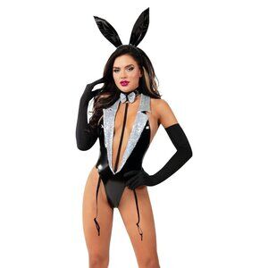 NEW Tuxedo Bunny Costume SZ XL Halloween Role Play Retails $42